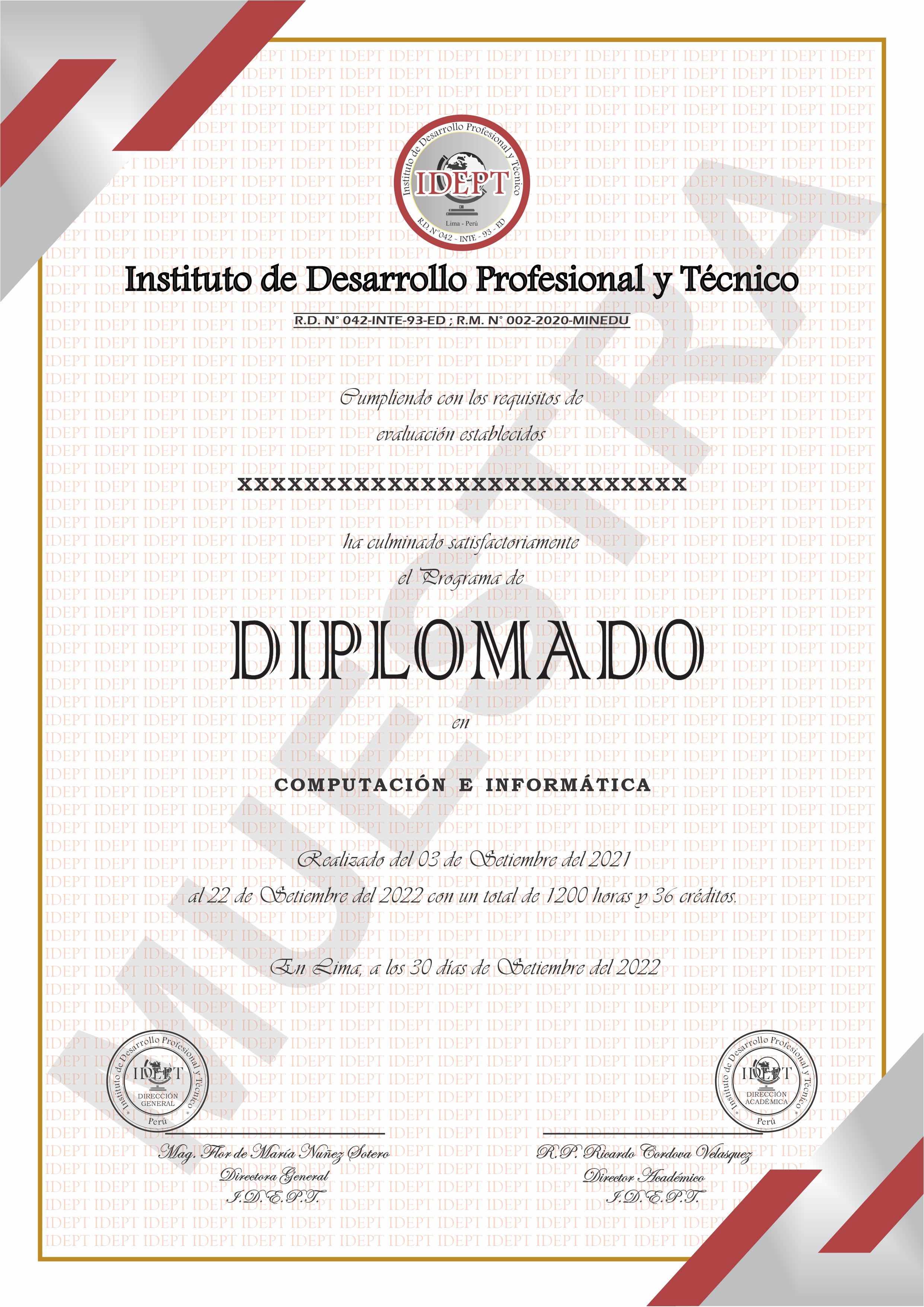 diploma idept