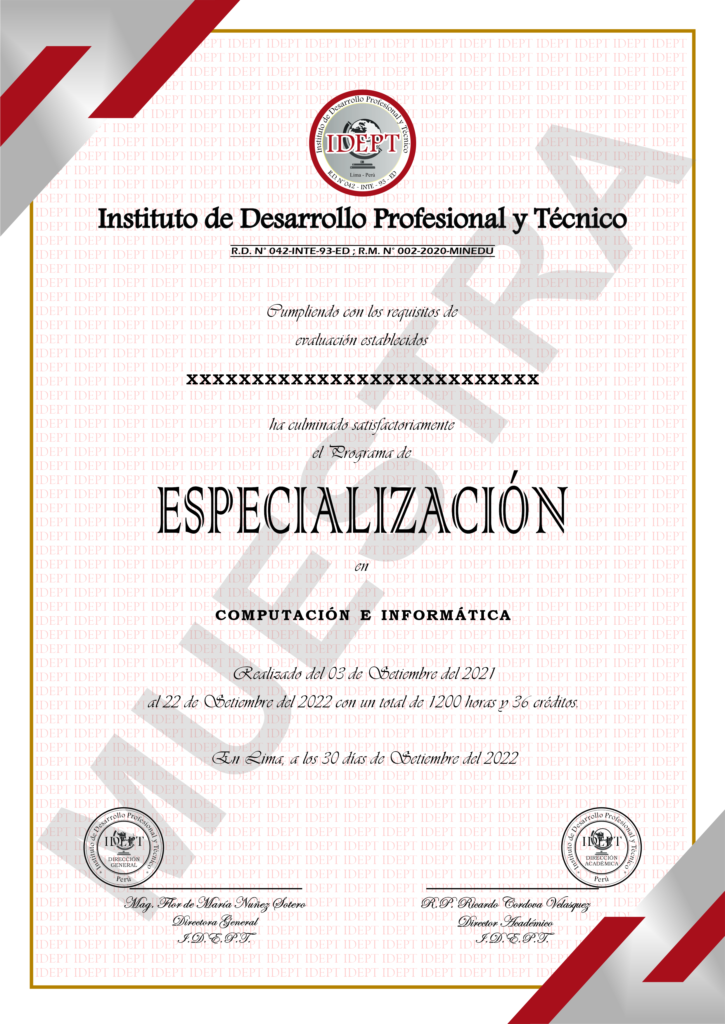 especializacion idept